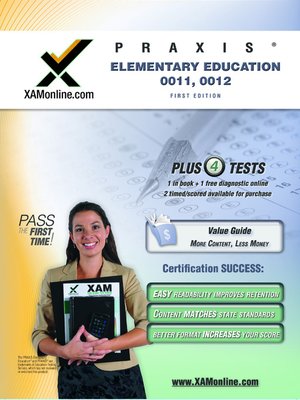 cover image of PRAXIS Elementary Education 0011, 0012